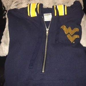 Half zip PINK hoodie